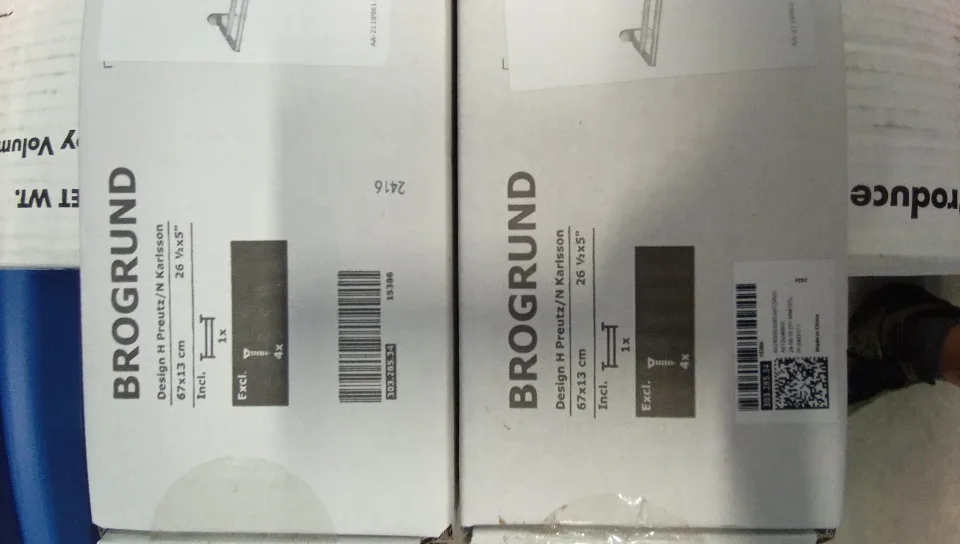 IKEA Brogrund Towel Rail, 26 1/2" New in Box! image indicator(3)