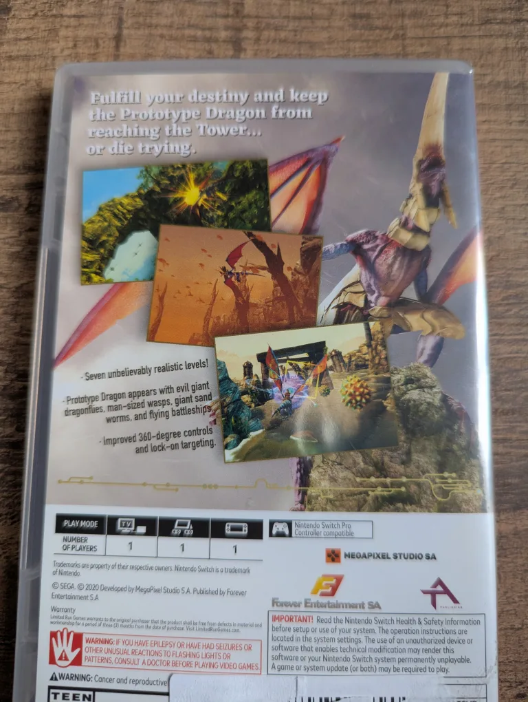 Nintendo switch Panzer Dragoon game image indicator(2)