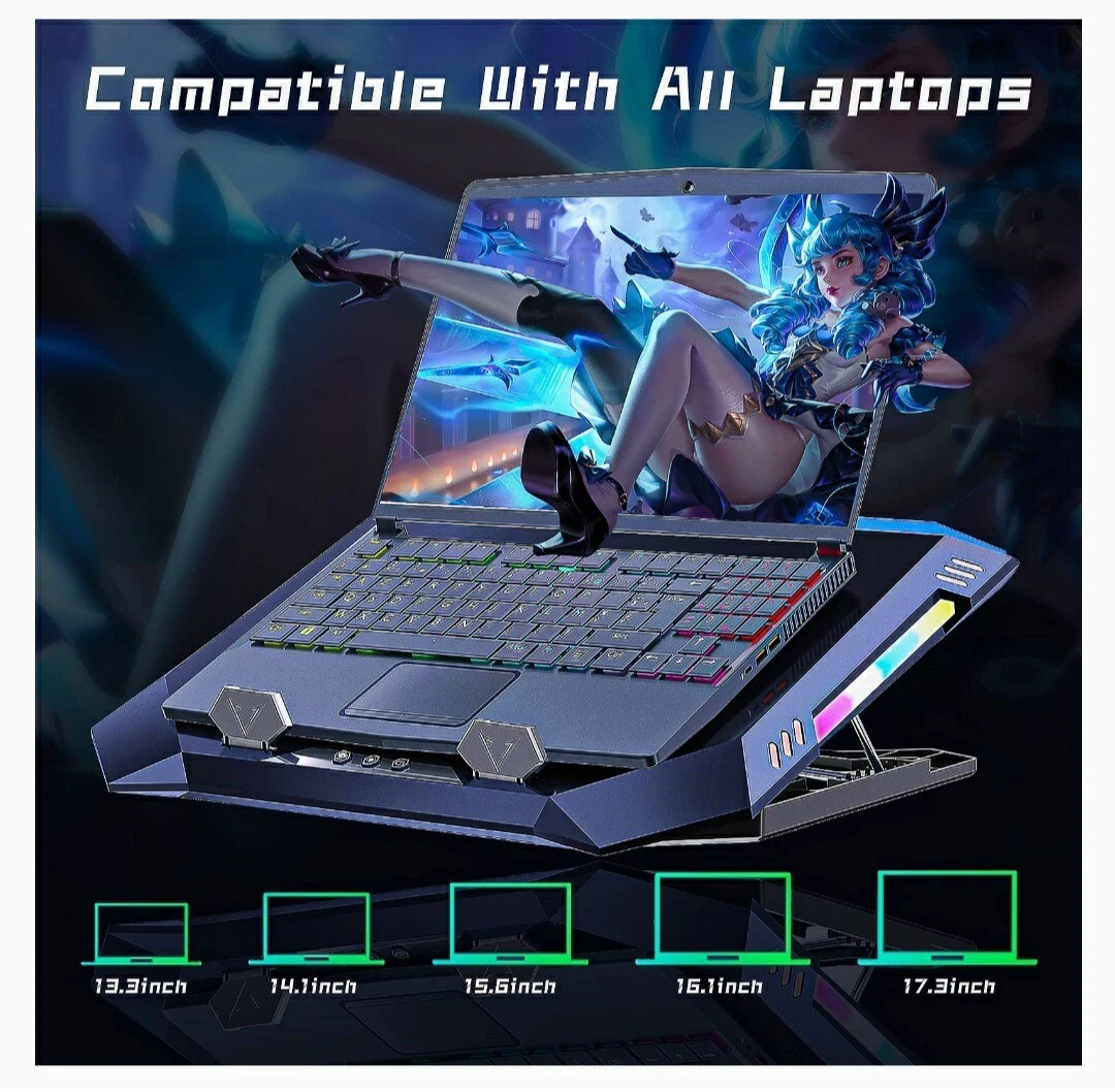 Gaming Laptop Cooling Pad 14-17.3 inch - photo 4