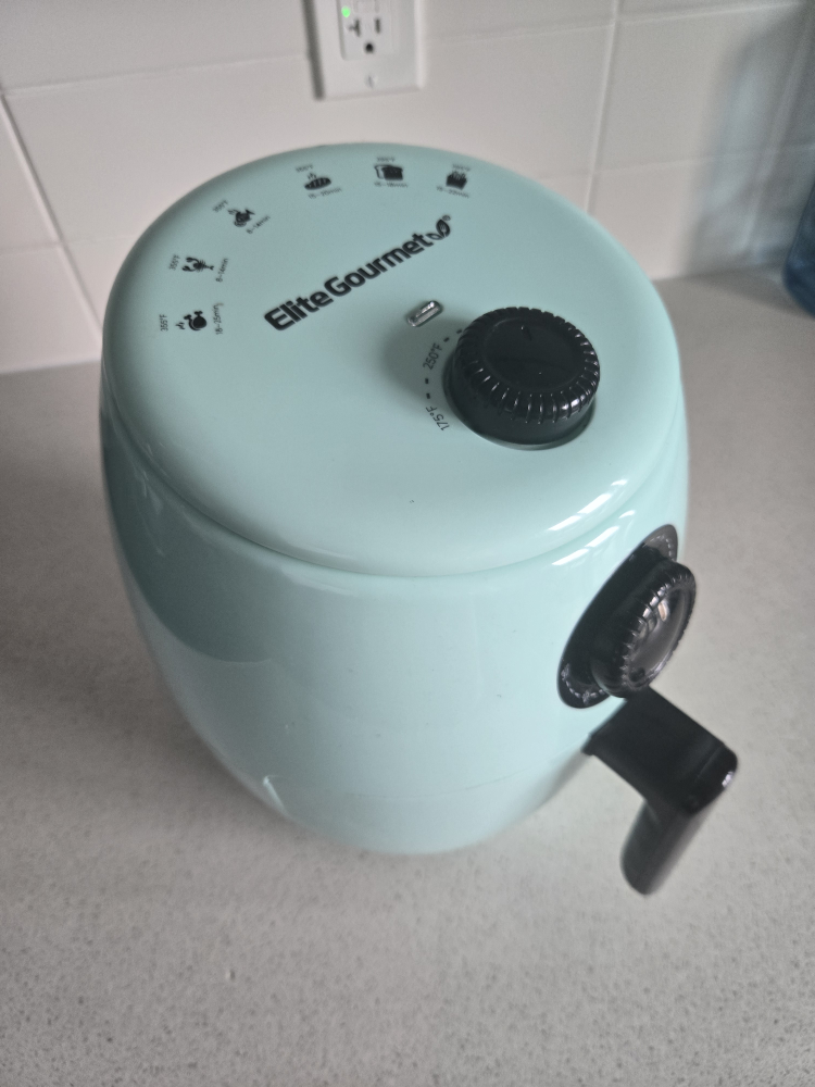 Elite Gourmet Air Fryer - Light Blue - photo 3