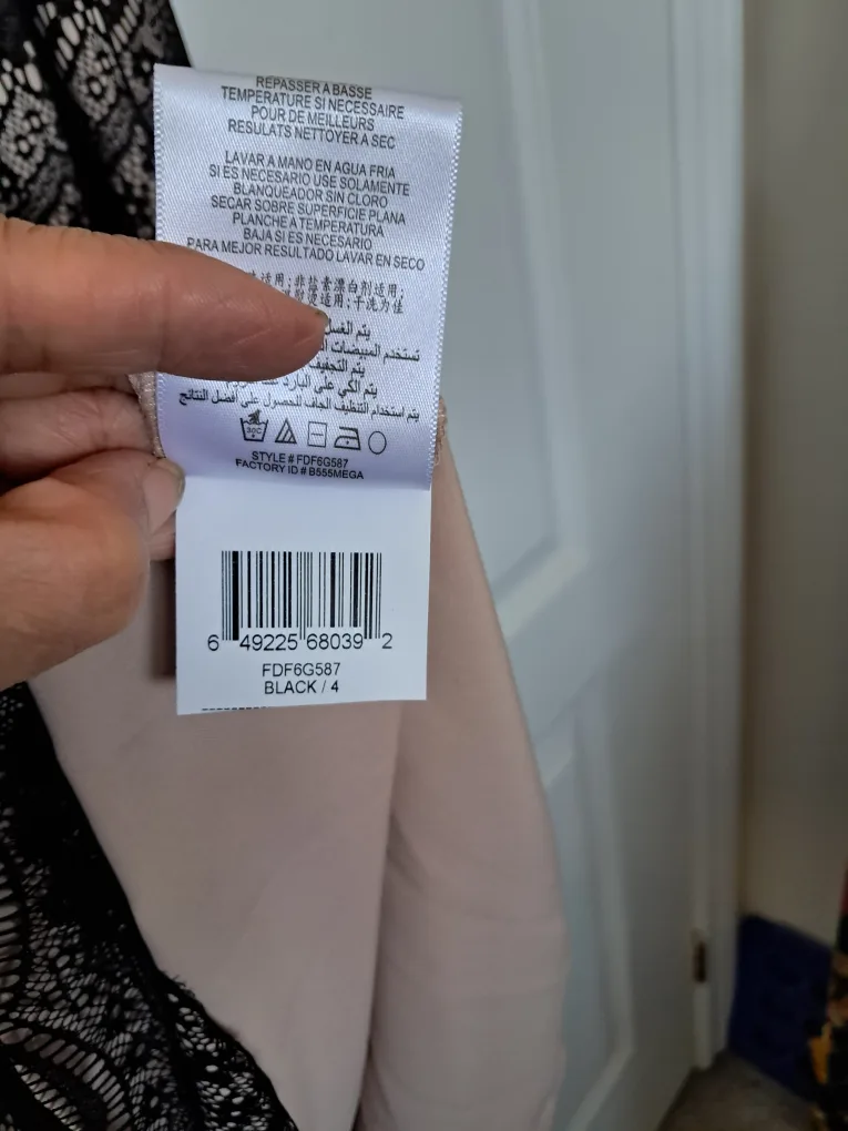 Black Lace Dress, Size 4, New w/o tag image indicator(9)