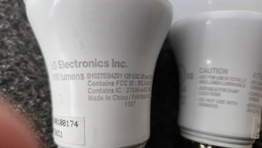 LG Electronics ZigBee Smart Bulbs image indicator(2)