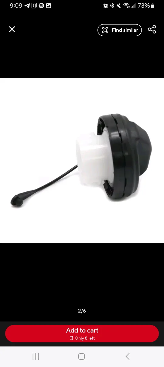 Toyota fuel tank gas cap 77300-47010, New image indicator(2)