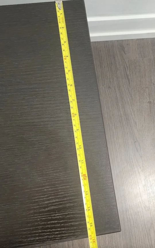 Dark Brown Nightstand with Two Drawers image indicator(4)