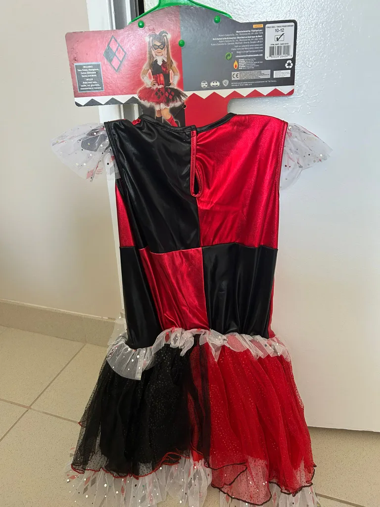 Harley Quinn Child Costume (Size 10-12) image indicator(2)