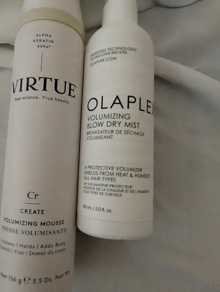 Virtue Volumizing Mousse & Olaplex Blow Dry Mist thumbnail