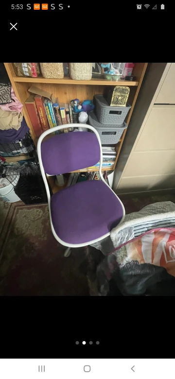 Purple Desk Chair - photo 5