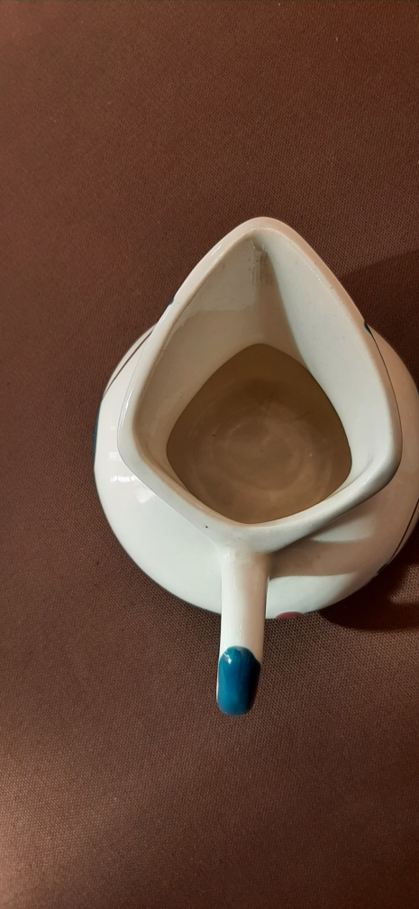 Vintage Purinton Slip Ware Pottery Leaves Flower Pitcher - photo 4