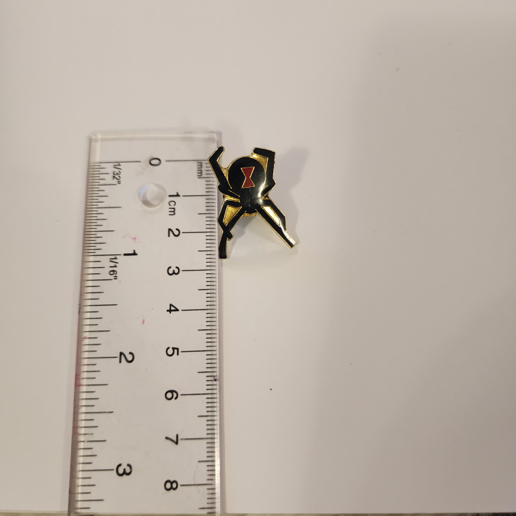 Black Widow Enamel Pin - photo 4