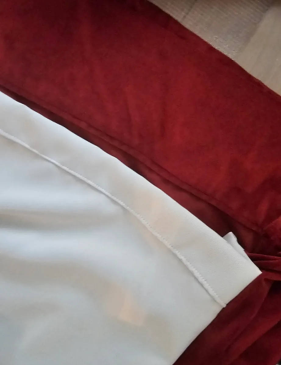 Burgundy Velvet Curtains, Lined image indicator(4)