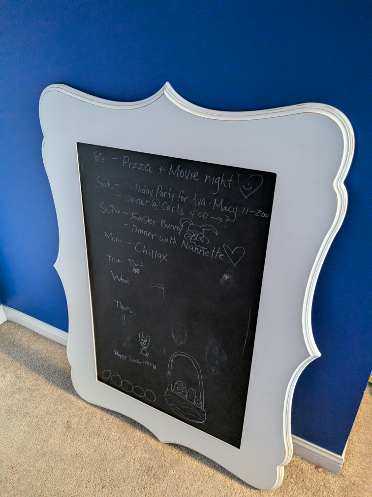 Free Chalkboard with White Frame - photo 2