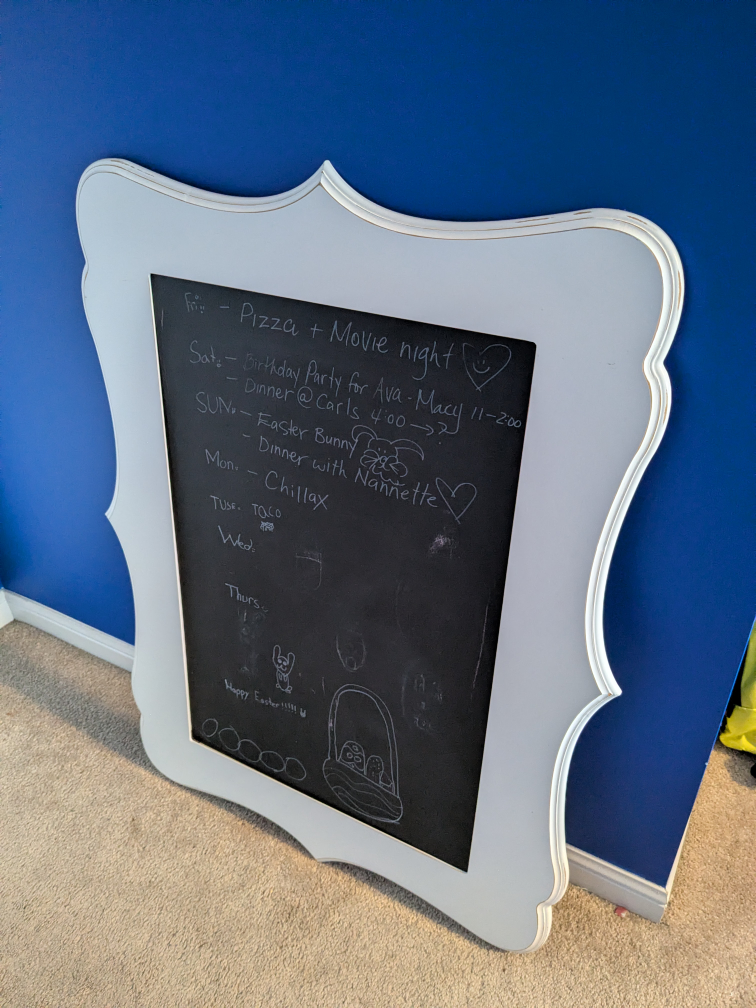 Free Chalkboard with White Frame - photo 3