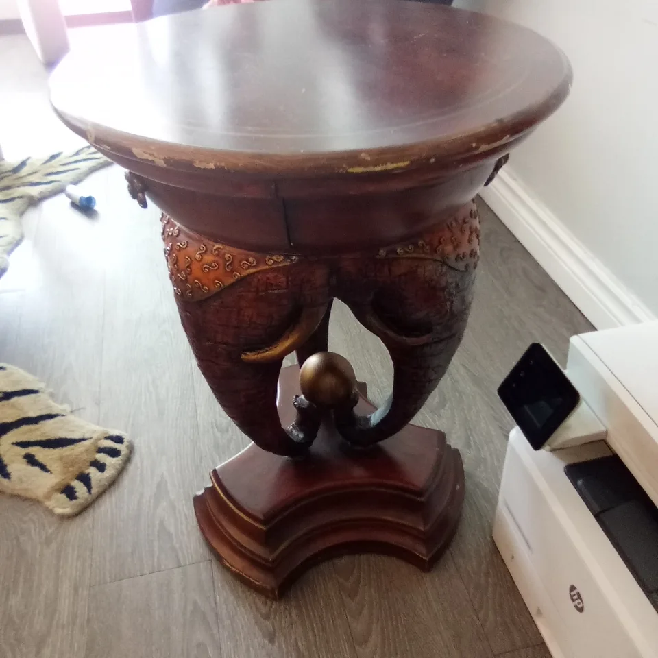 Elephant Accent Table