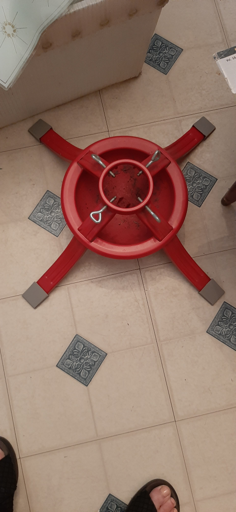 Red Christmas Tree Stand