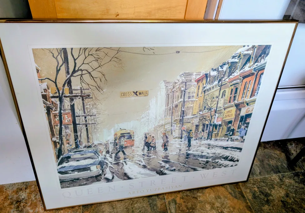 Arto Yuzbasiyan "Queen Street West" Print picture framed thumbnail