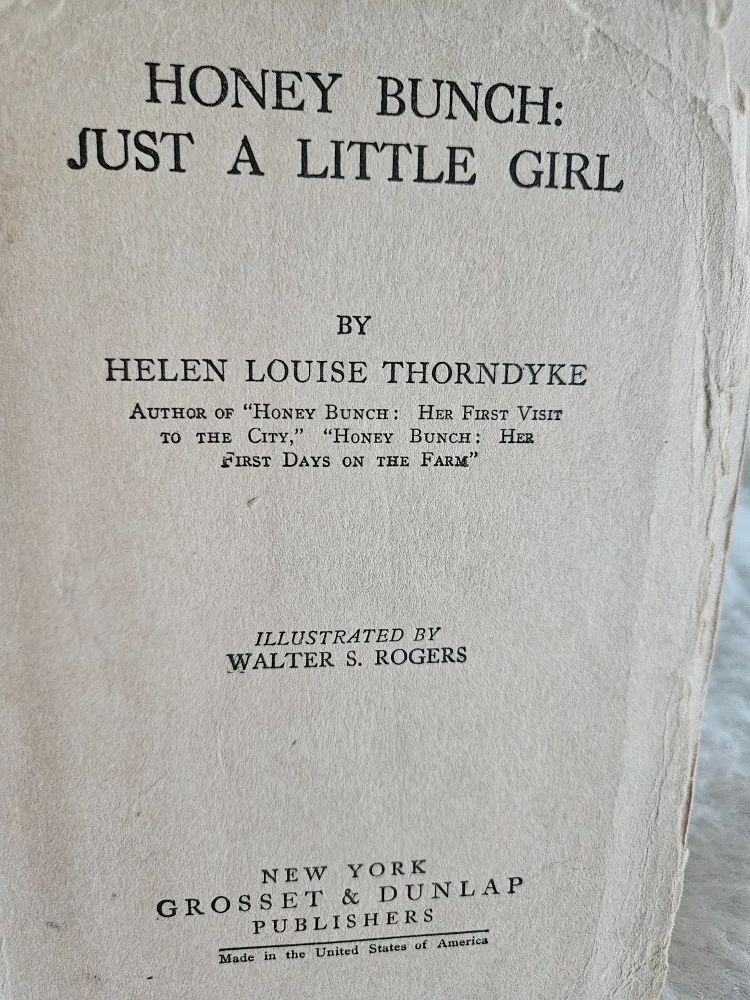 Honey Bunch: Just a Little Girl by Helen Thorndyke image indicator(5)