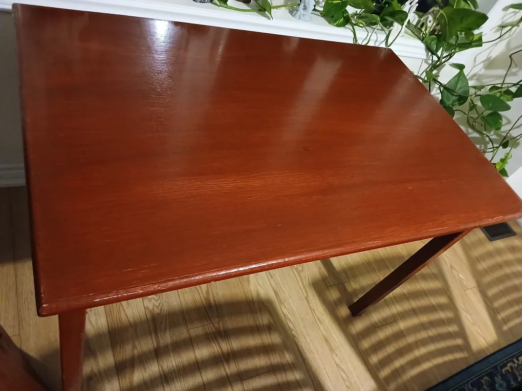 Wooden Dining Table with 6 Chairs thumbnail