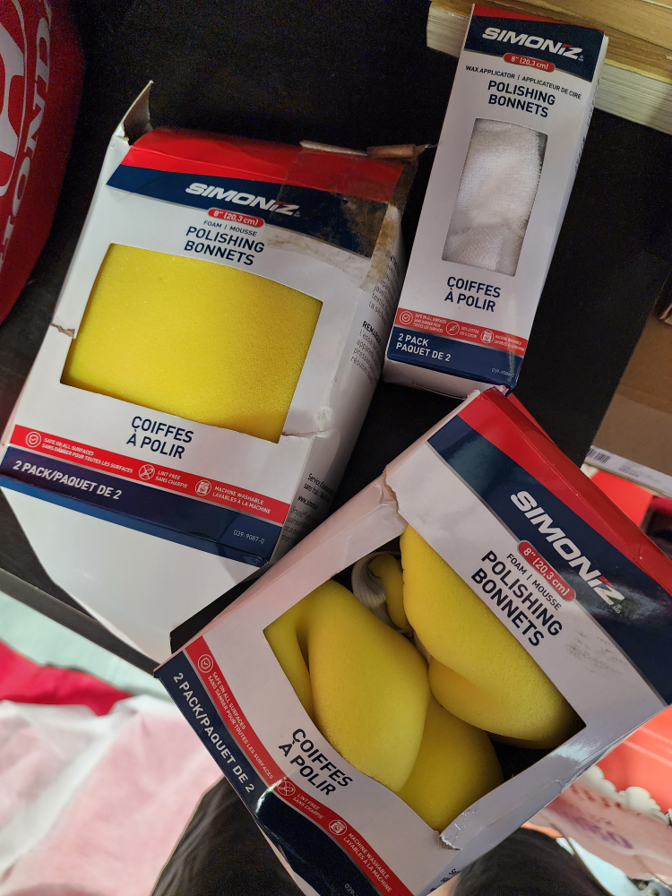Simoniz Polishing Bonnets - 8 inch 2 each pack