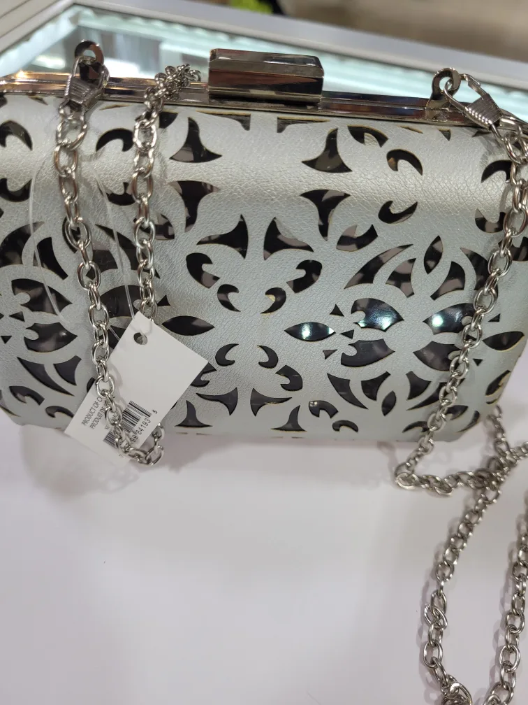 Silver Evening Clutch - Pochette de Soirée image indicator(3)