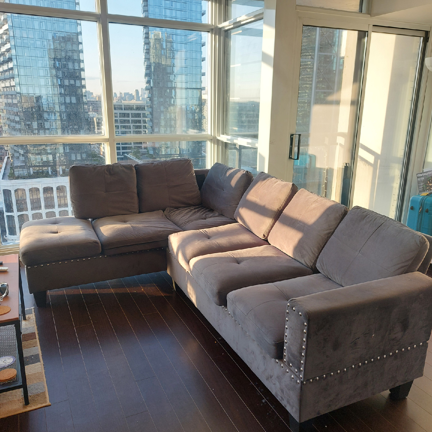 Sectional Sofa - Grey - photo 4