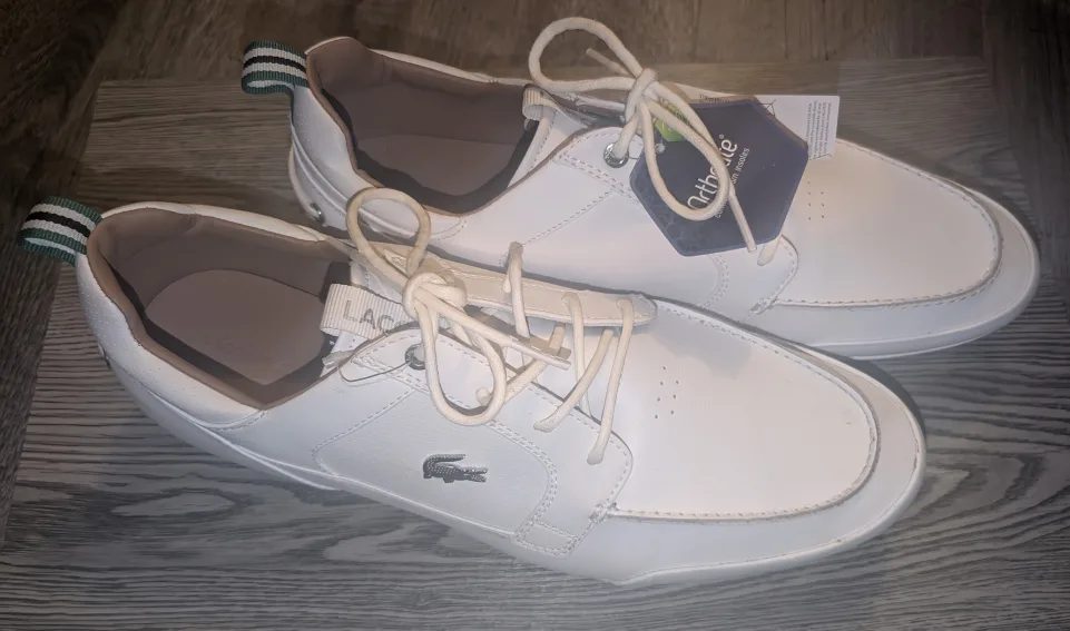 ⚓Lacoste Marina 120 1 US CMA White, Size 12⚓ image indicator(2)