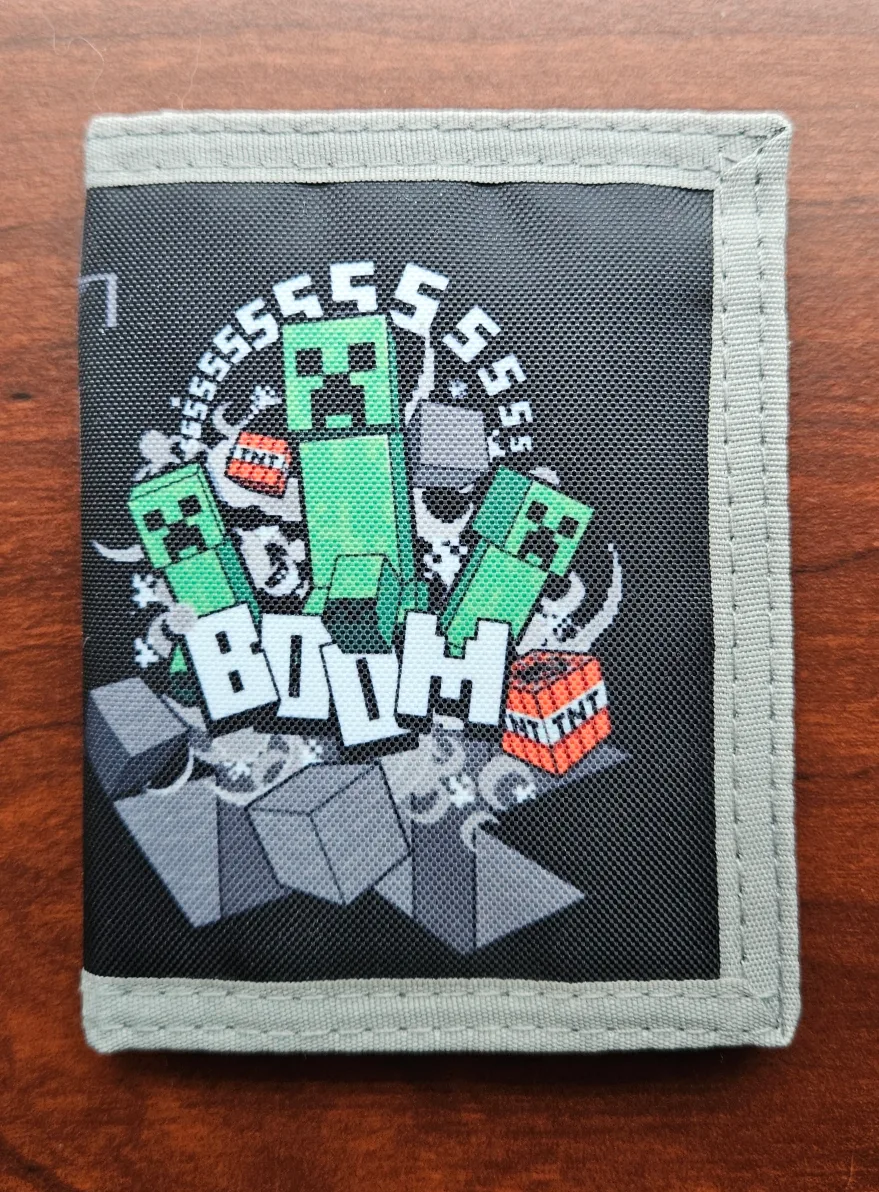 Minecraft Creeper Bi-Fold Wallet thumbnail