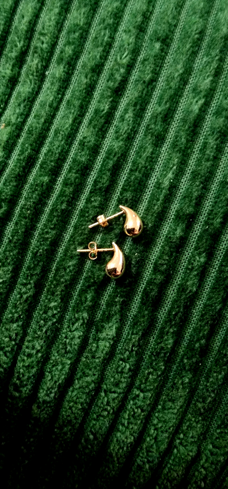 18K Gold Drop Earrings