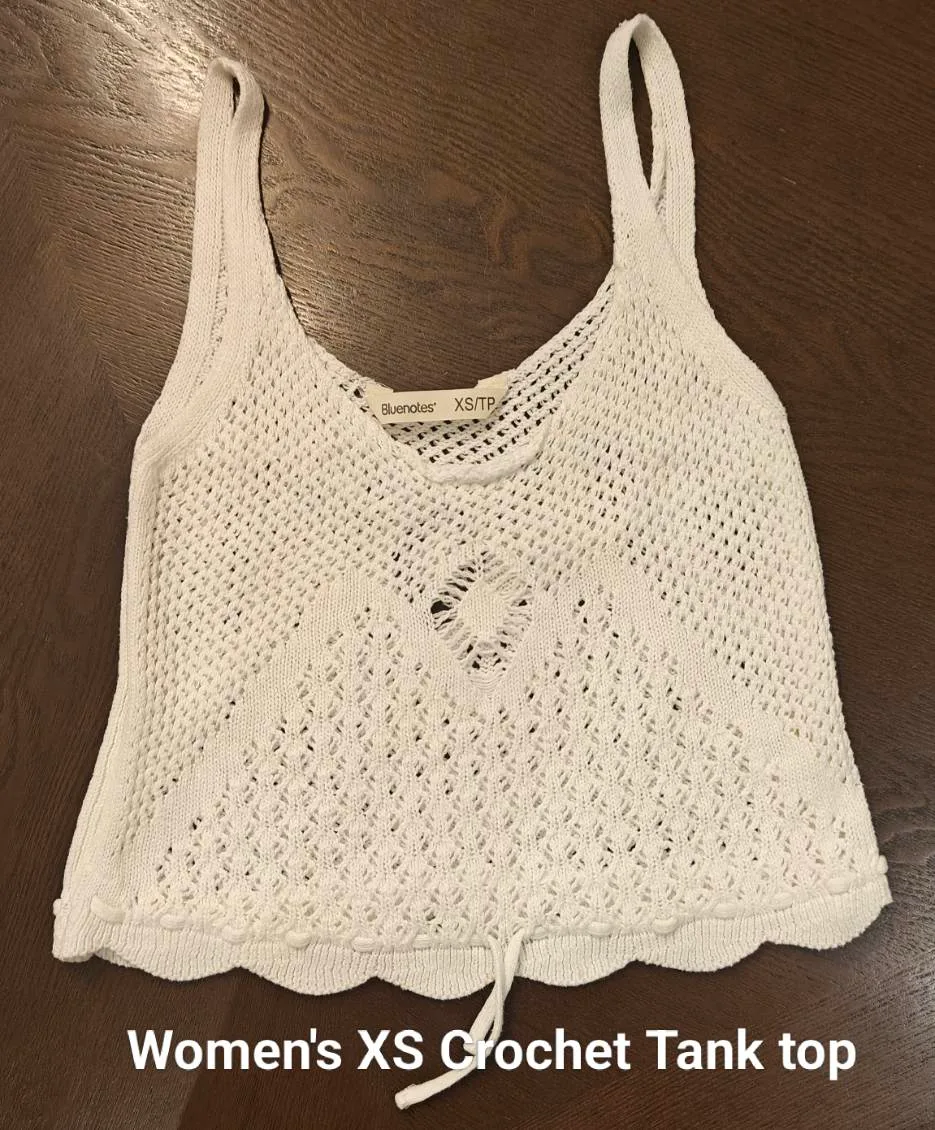 Bluenotes XS Crochet Tank Top - Women's thumbnail