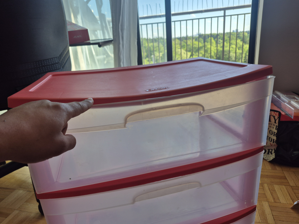 Sterilite 3-Drawer Wide Plastic Drawer - pink - photo 2