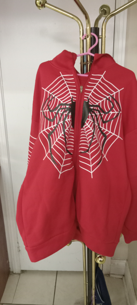 Red Spider-Man Zip-Up Hoodie - photo 2