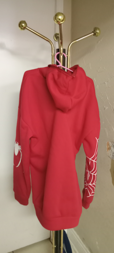 Red Spider-Man Zip-Up Hoodie - photo 3