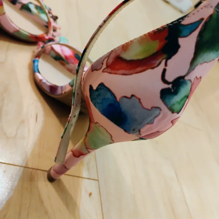 Kate Spade look ..forever 21  Floral Heels - Size 8 thumbnail