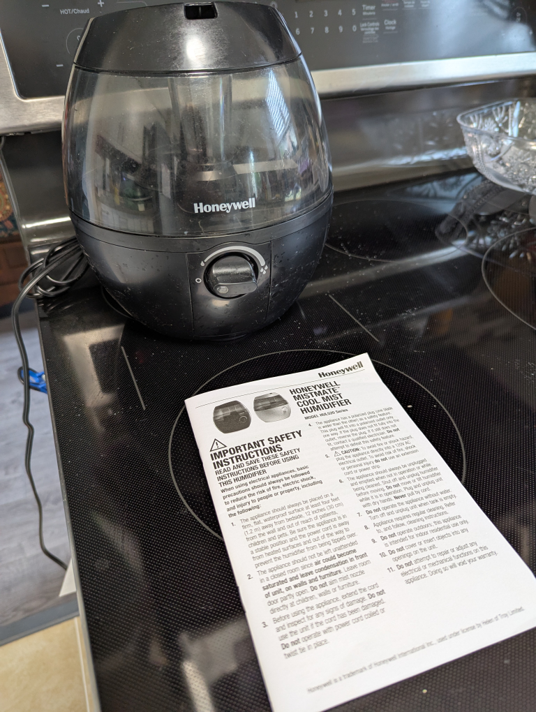 Honeywell Mistmate Cool Mist Humidifier HUL520BC