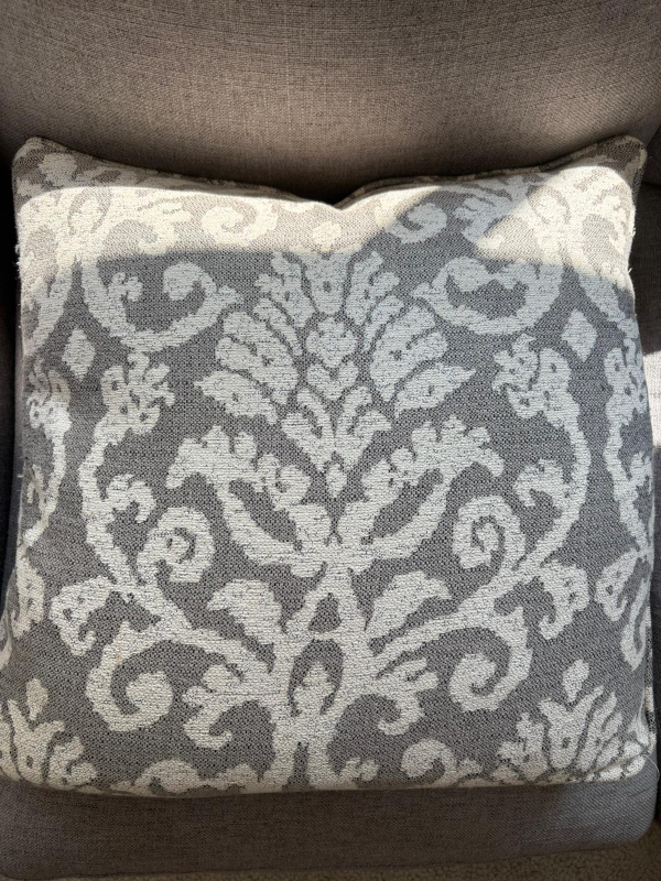 Two Gray Sofa (56.3 x 38 x 34.3 in) - photo 2