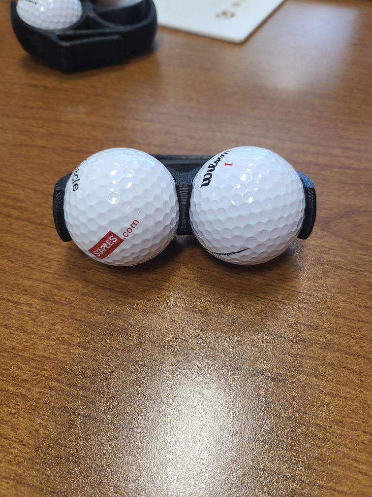 Golf Ball Holder - Holds 2 Balls "🧡" - photo 2