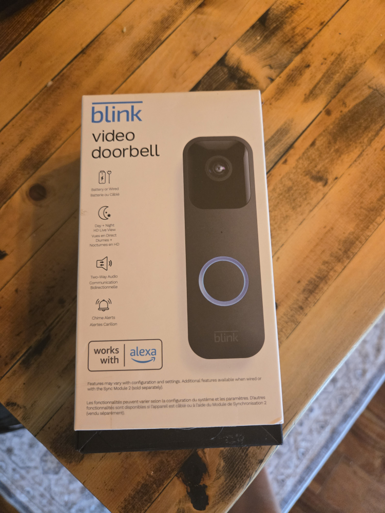 New (never used) Blink Video Doorbell - photo 3