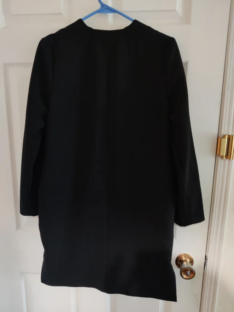 Long Black Jacket - Size M image indicator(3)