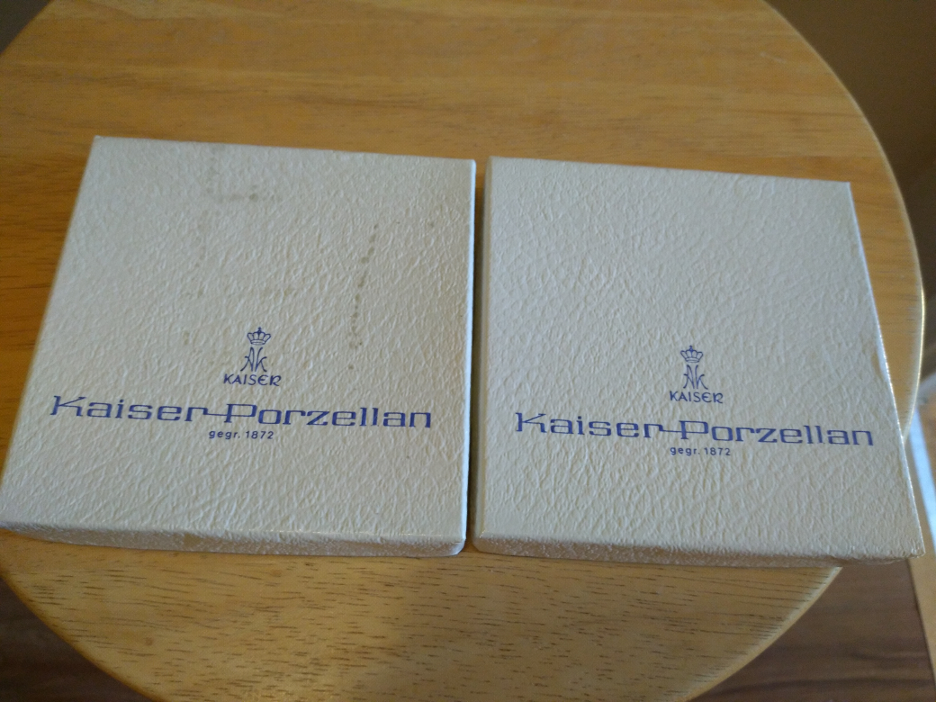 🥕Kaiser Porzellan Small Porcelain decoration plates, BNIB🥕 - photo 2