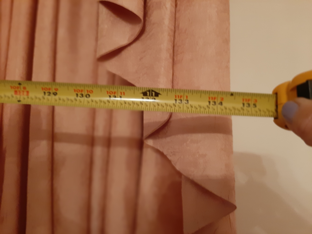 Vintage Peach Window drapes - photo 3