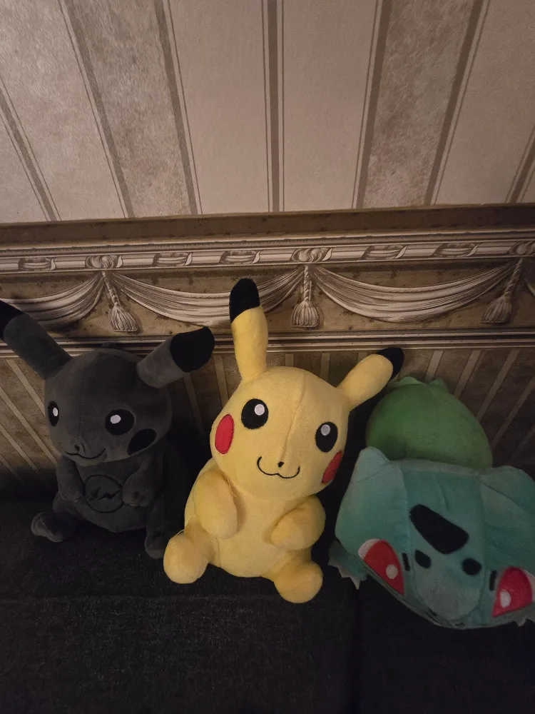 Pikachu & Bulbasaur Plush Toys thumbnail