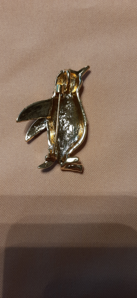 Penguin Rhinestone Brooch - photo 4