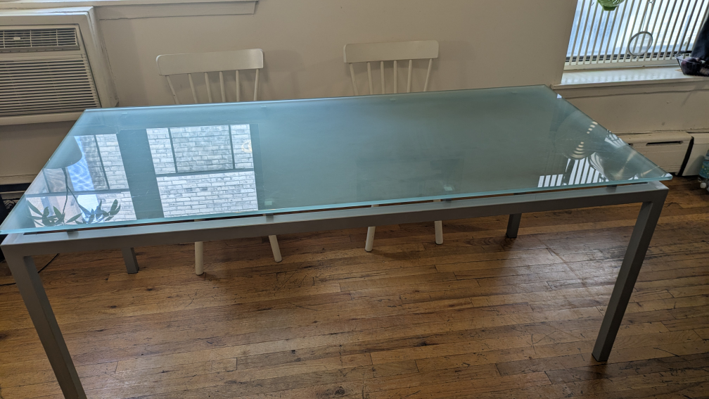 Tempered glass dining table - photo 3