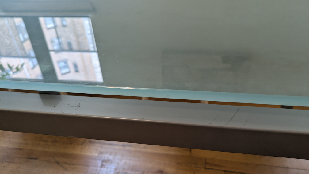 Tempered glass dining table - photo 4