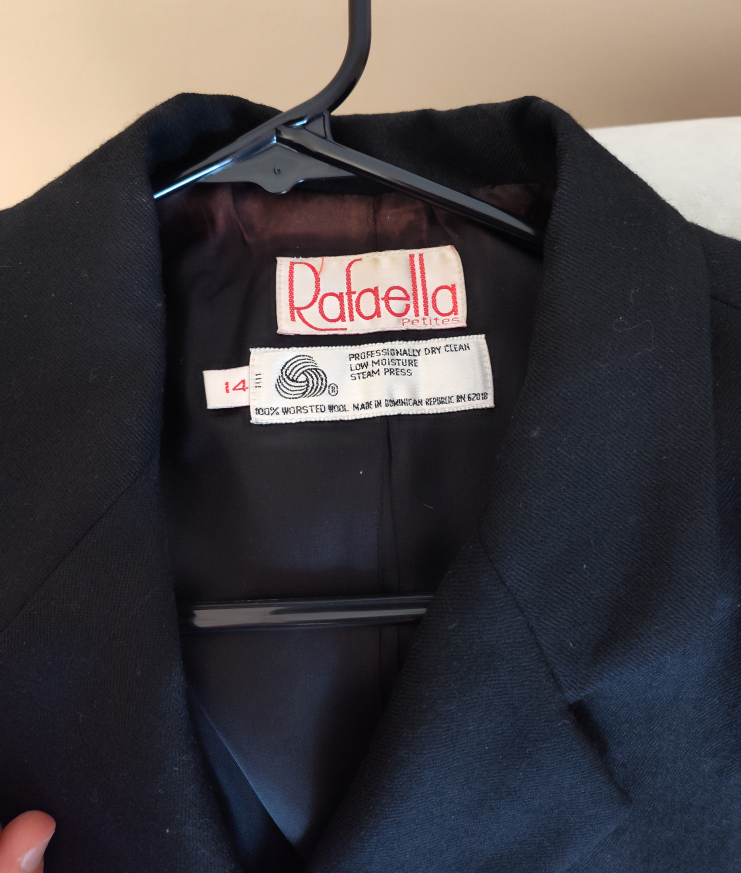 Rafaella Petite Black Blazer - Size 14 - photo 2