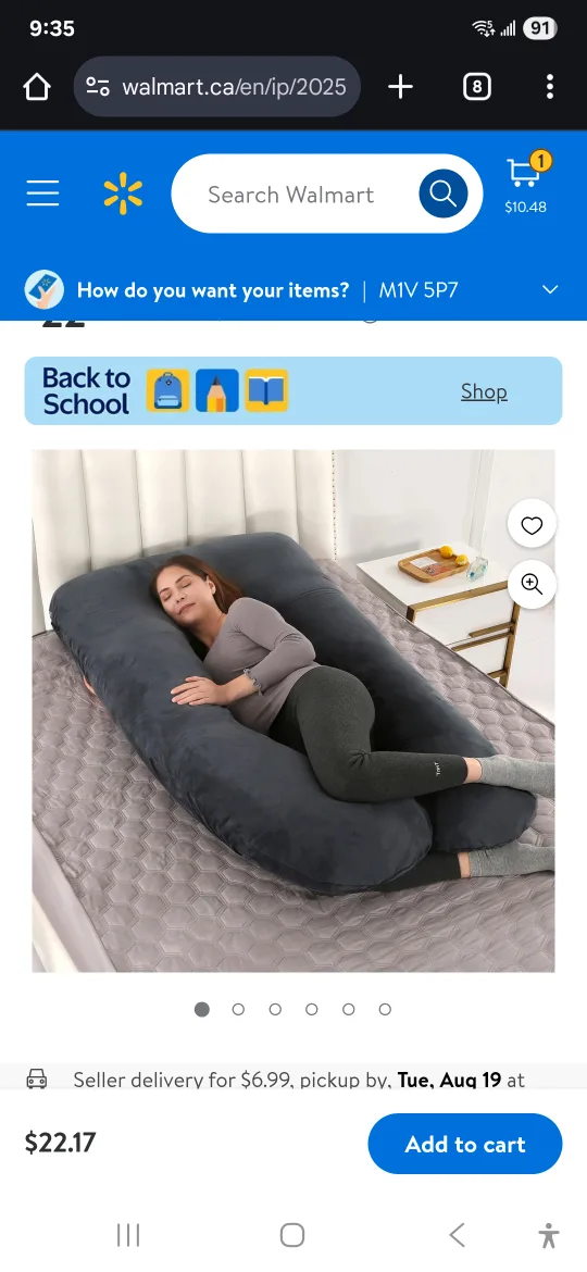 U Shaped Pregnancy Pillow thumbnail
