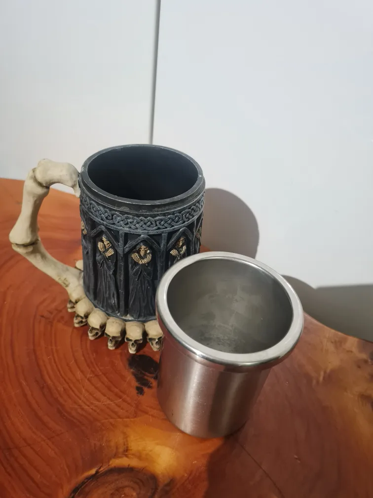 Grim Reaper Skull Tankard Mug image indicator(3)