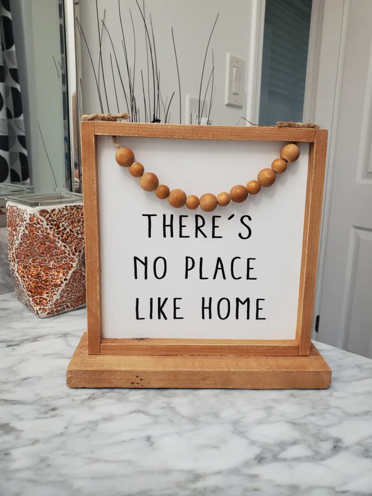 Home Decor Sign - "There's No Place Like Home" image indicator(2)