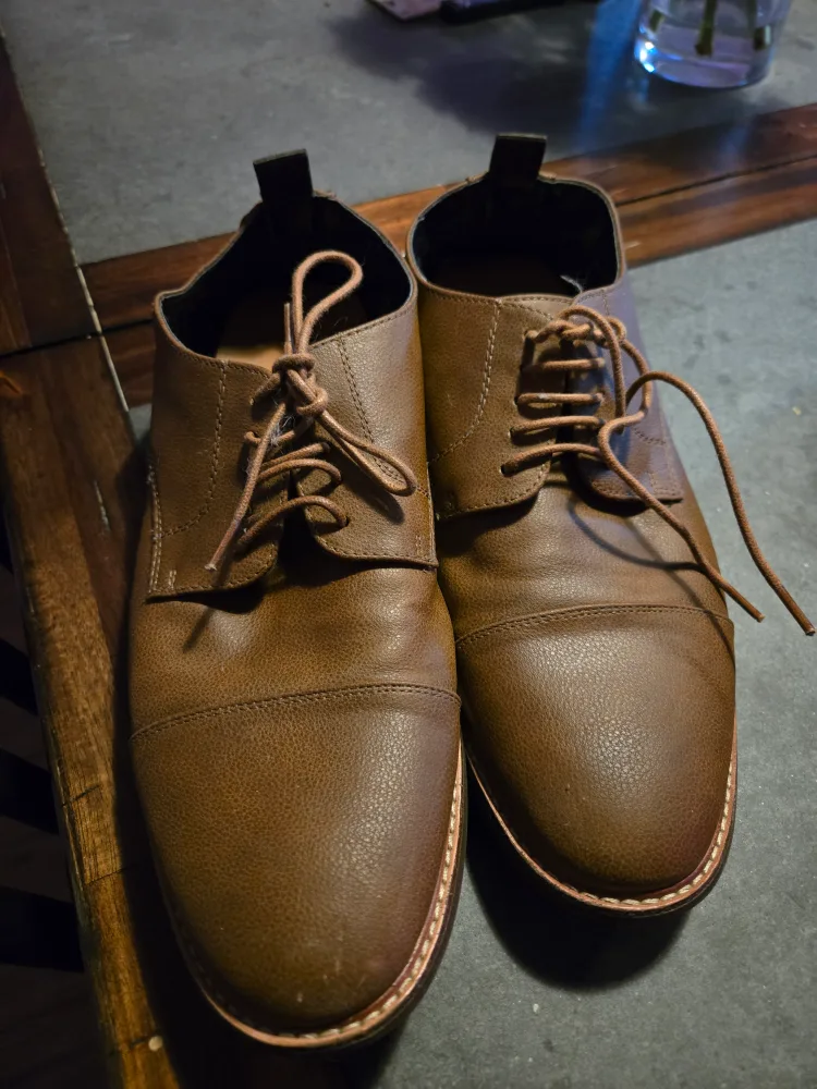 Call It Spring Brown Oxford Dress Shoes Size 10 thumbnail