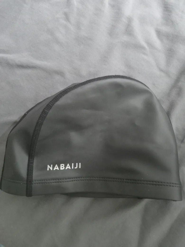 Nabaiji MESH Swimming Cap, for Adult - Black thumbnail