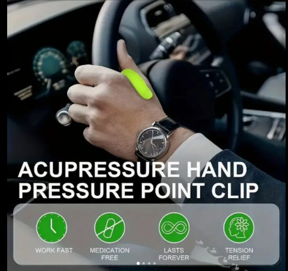 Migraine And Tension Relief Acupressure Clip - photo 2